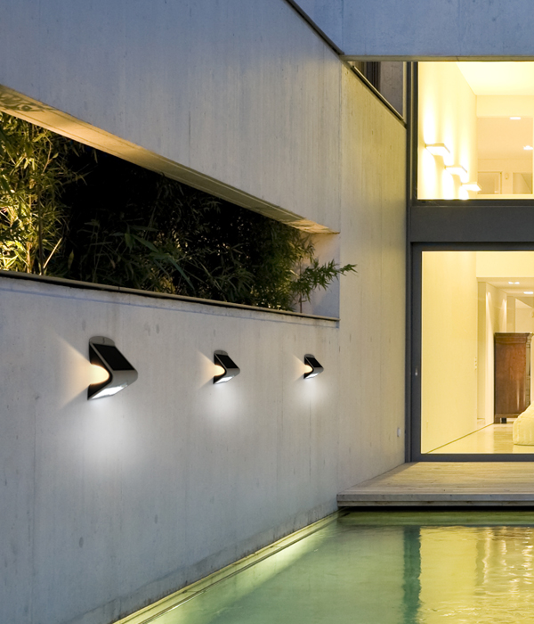 보노 센서 외부벽등 태양광 충전식 (LED2W)