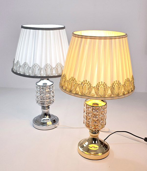 아치 침실스탠드 패브릭 단스탠드 (골드, 크롬)