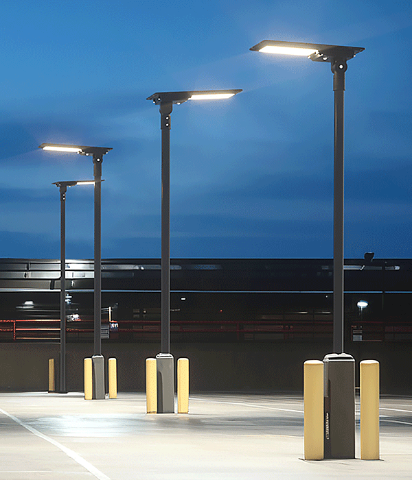 제우스 리모컨 태양광 가로등 LED60W (센서형)