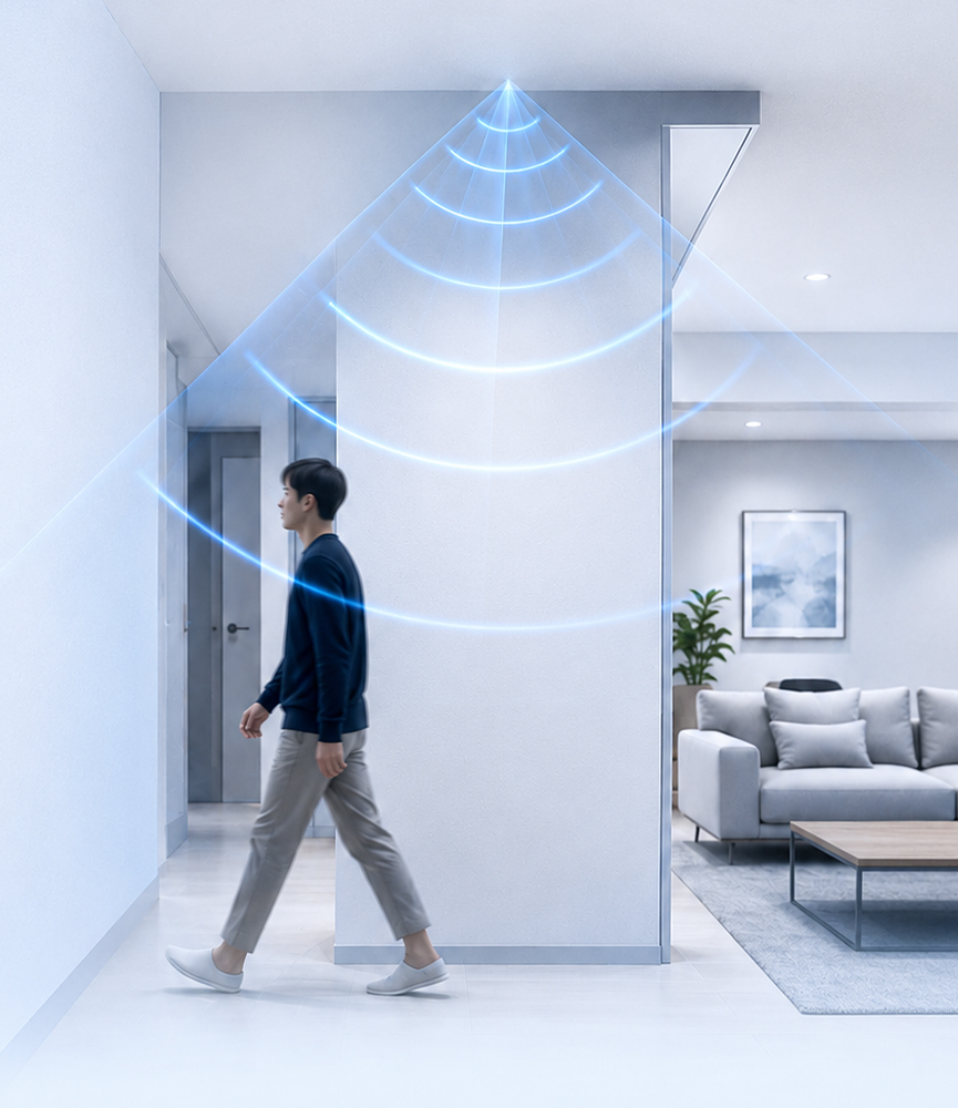 페르시 히든 센서 방습형 투시센서 모션감지